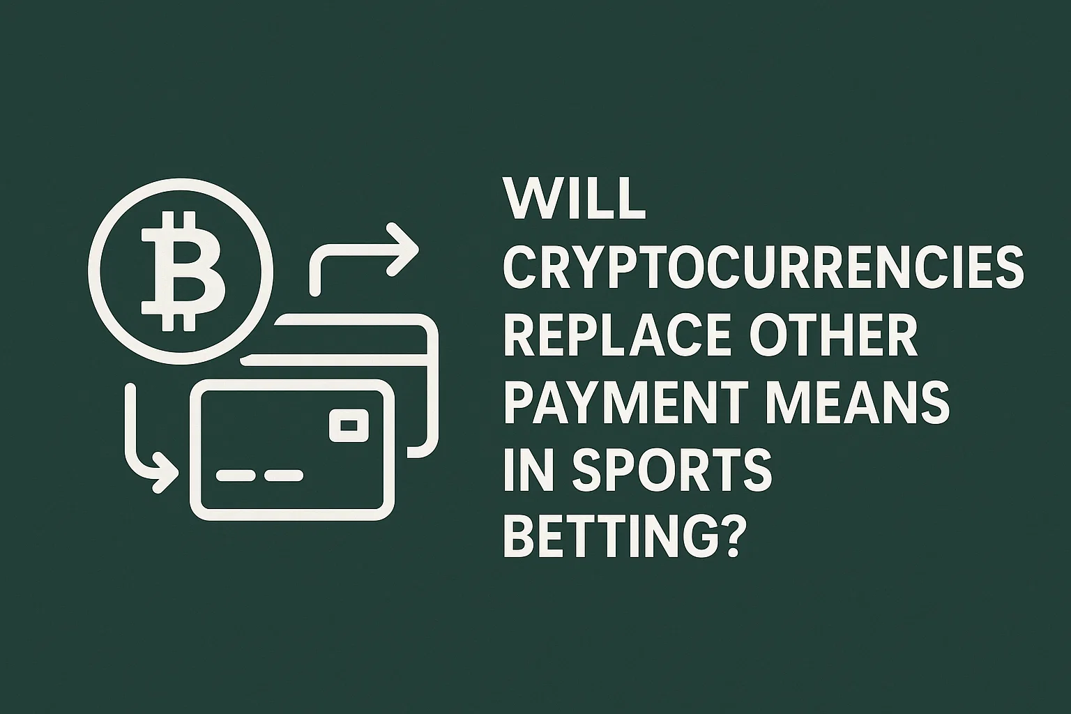 Will Cryptocurrencies Replace Other Payment Means in Sports Betting?