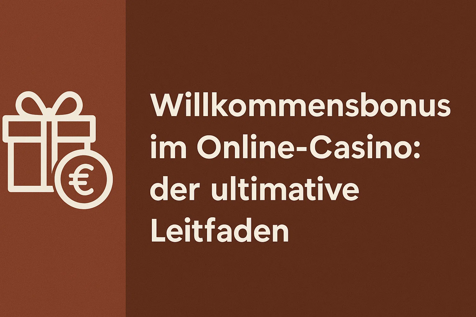 Willkommensbonus im Online-Casino: der ultimative Leitfaden
